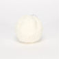 Winter Wonderland White Glitter and Fur Bauble (Dia10cm)