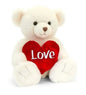 Cream Snuggles Bear With Heart (55cm)