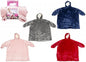 XLarge Super Soft Snuggle Hoodie    Full Card Wrap (4 Asst Colours)