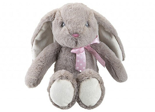 23cm Grey Sitting Floppy Pippin Rabbit - Bristow Direct 