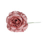 Dusty Pink Glitter Rose