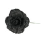 Black glitter rose flower for home décor, gifts, and celebrations