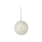 Discover the Winter Wonderland White Glitter Bauble (Dia10cm) at Bristow Direct