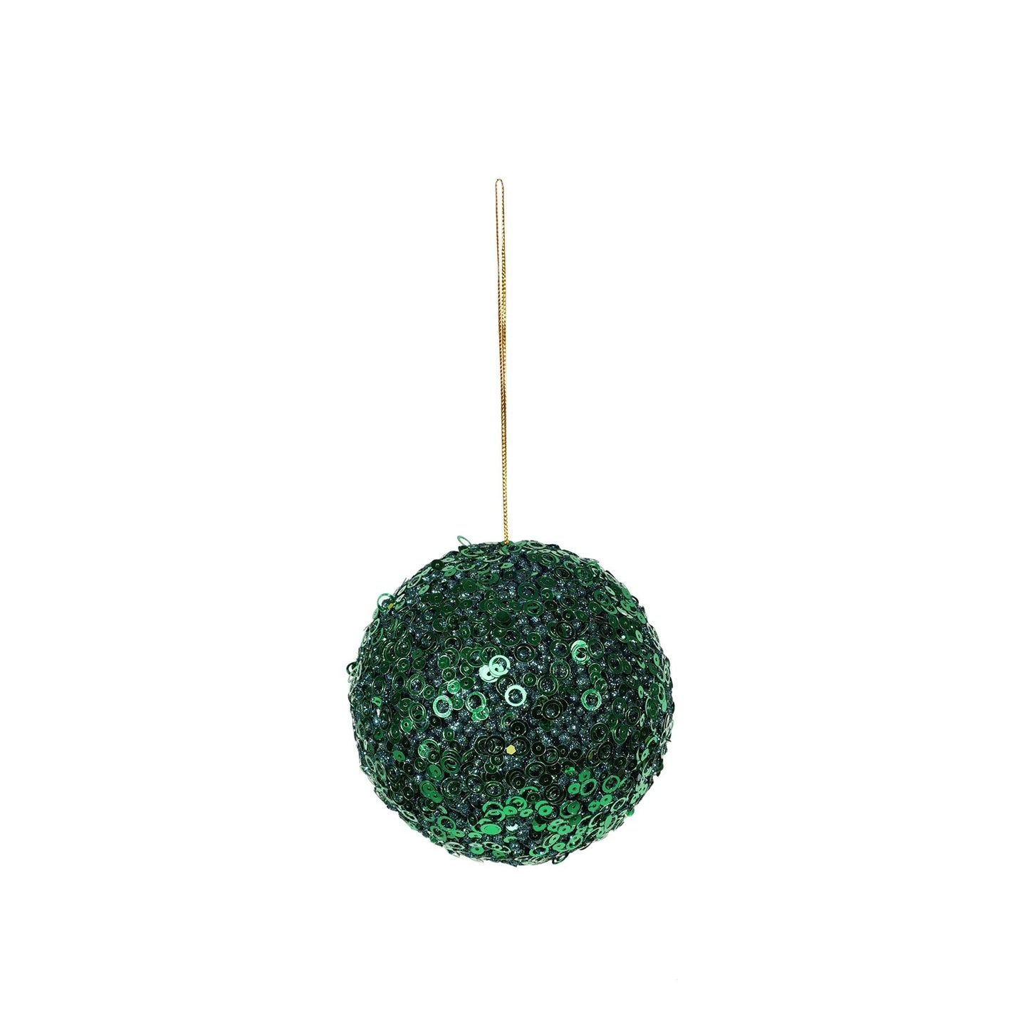 Green Glitter Bauble