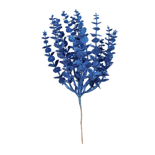 Royal Blue Glitter Eucalyptus Bush