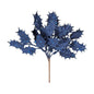 Discover the Royal Blue Glitter Holly Pick (H20cm) at Bristow Direct