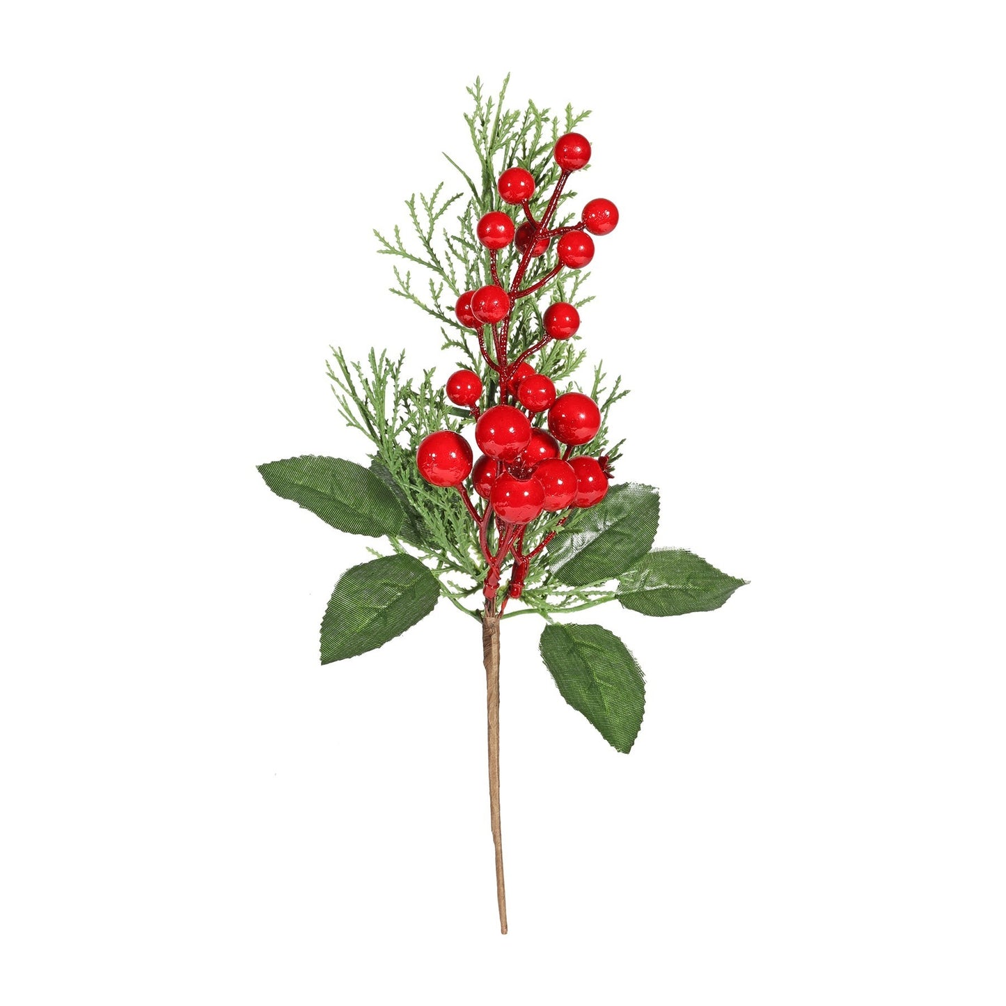 Berry And Foliage pick Red