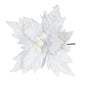 Velvet Poinsettia with Glitter Edge (Dia28cm)