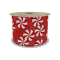 Red Colour Ribbon with Candy Circle Print