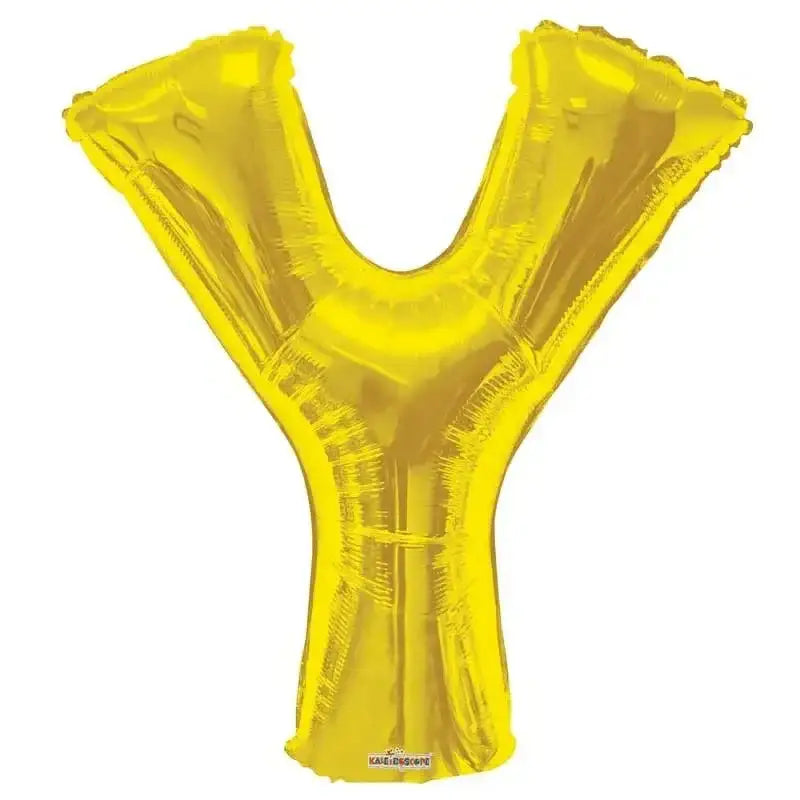 34 Inch Letter Balloon - Y - Gold