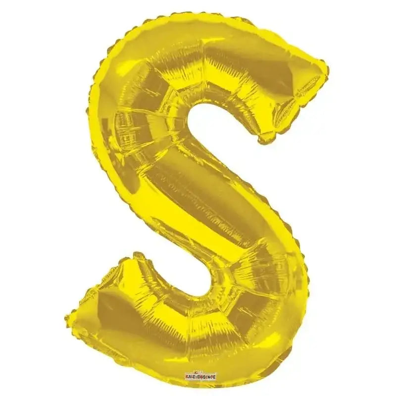 34 Inch  Letter Balloon - S - Gold