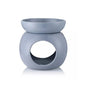 Ava May Round Wax Burner - Grey