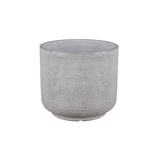 Cream Textured Elemental Hortus Planter (22cm x 25cm)