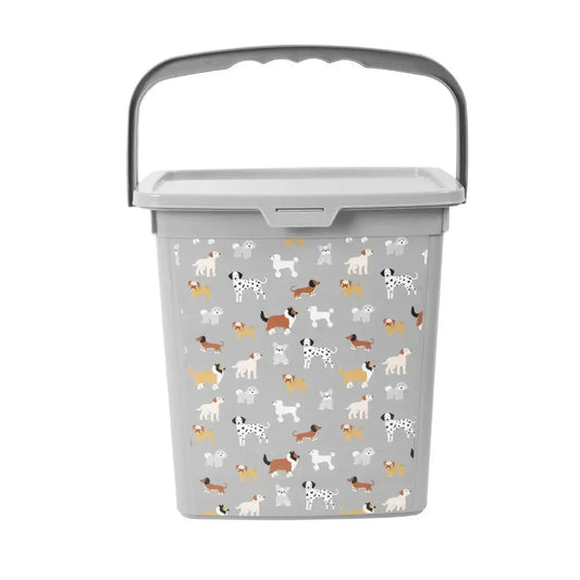 Grey Pet Food Storage Container