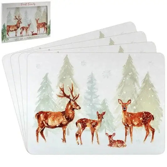 Winter Forest Placemats (Set of 4)
