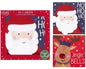 Santa and Rudolf Cards (Pack of 10)