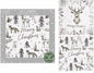 Silver Deer Christmas Crackers (Pack of 10)