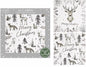 Silver Deer Christmas Crackers (Pack of 10)