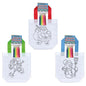 Colour In Christmas Canvas Bag (Assorted)