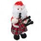Christmas Musical Santa with Bagpipes (30cm)