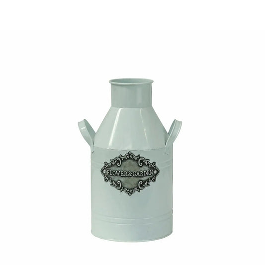 White Milk Churn NEWExclamtion Mark! (17cm)