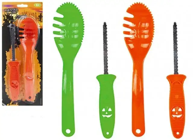 Assorted Pumpkin Carving Set - Bristow Direct 