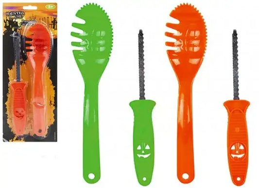 Assorted Pumpkin Carving Set - Bristow Direct 