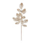 Champagne Glitter Feather Spray (H70cm)