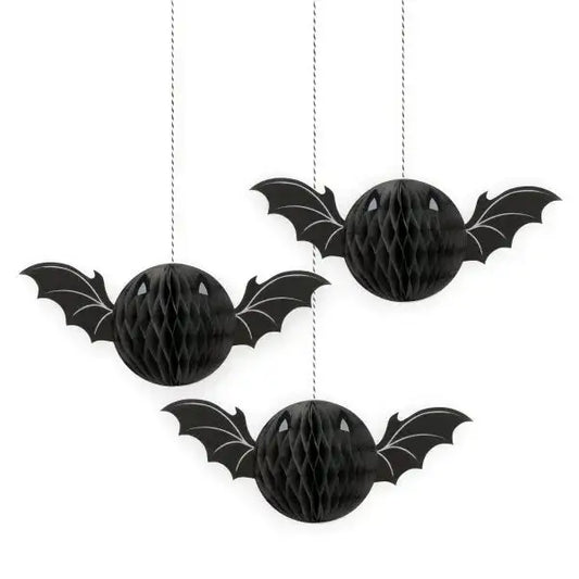 Bat Honeycomb Hanging Decorations