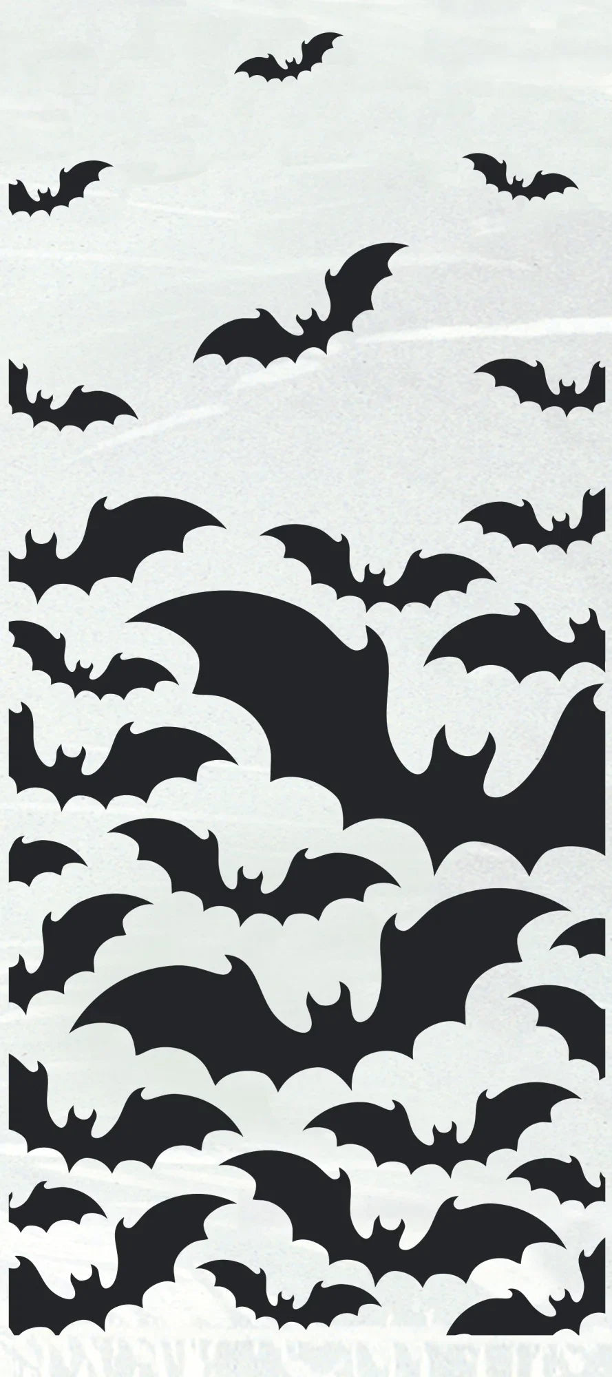 Pack of 20 Black Bats Halloween Cello Bags