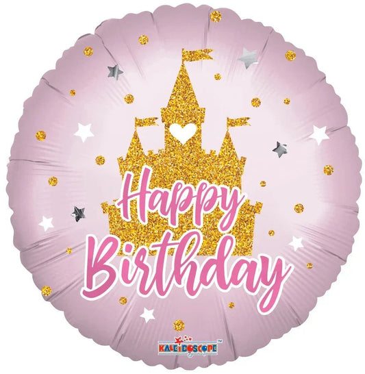 ECO 18Inch Metallic Castle Birthday Balloon