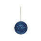 Royal Blue Glitter Bauble (Dia10cm)