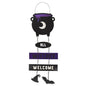 Cauldron Hanging Sign on Chain