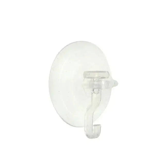 Clear suction cup hook for bathroom or kitchen home décor organization