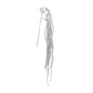 Silver Amaranthus Glittery Stem (84cm)