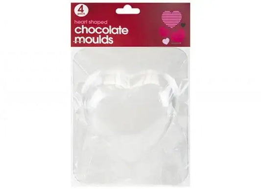 Pack of 4 Heart Moulds