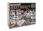 Prosecco Fizzy Dizzy party game set with glasses, pink balls, spinner, and cards for parties.