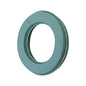 Teal oval wall decor for modern home styling and gift occasions