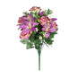 Purple Pembroke Rose and Lily Mixed Bunch