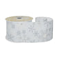 White Wired Snowflake Ribbon