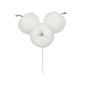 Frosted artificial white apples pick for holiday centerpieces or seasonal home decor