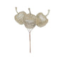 Glittery gold apple décor for home or gift, perfect for celebrations and festive occasions.