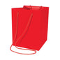 Vibrant red gift bag with rope handles, perfect for birthdays and celebrations