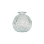 Helena Ribbed Glass Bottle (8cm x 8.5cm)