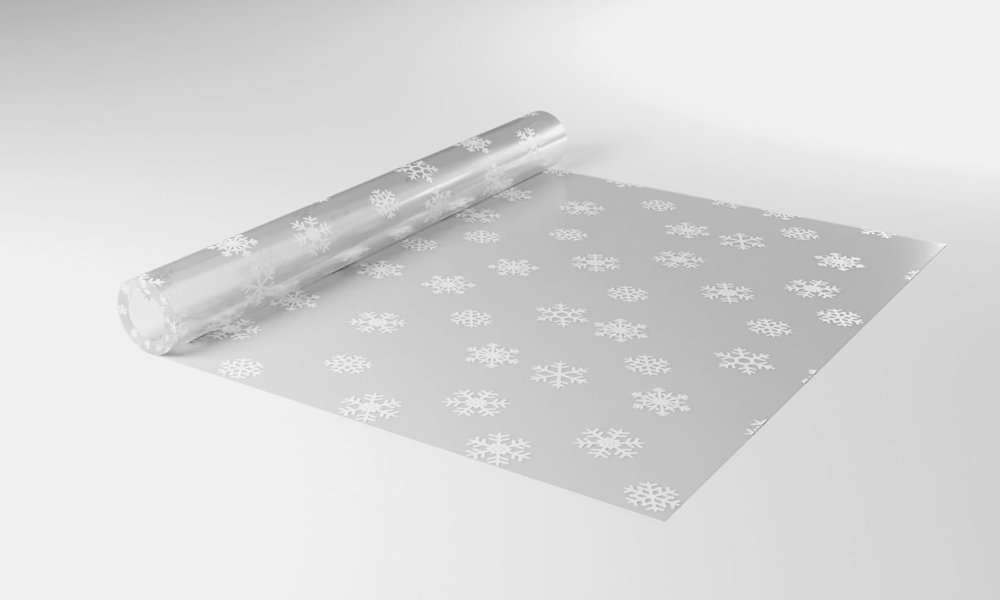 White Big Snowflakes Film