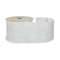 White with White Glitter Snowflakes Ribbon