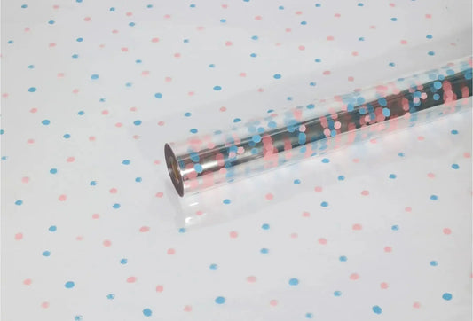 Pink and Blue Dot Film (80cm x 100m)