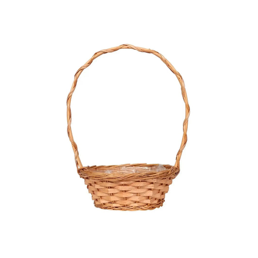 Golden Round Basket 9Inch