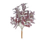 Lambs ear bush flocked glitter Burgundy