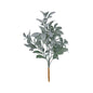 Green Glitter Flocked Lambs Ear Bush